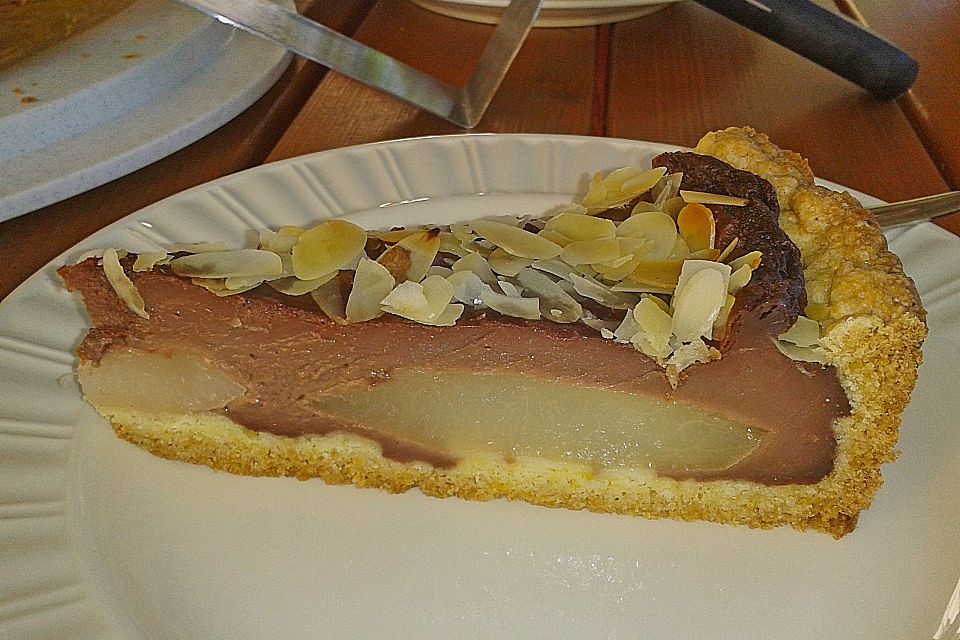 Birnen-Schokotorte