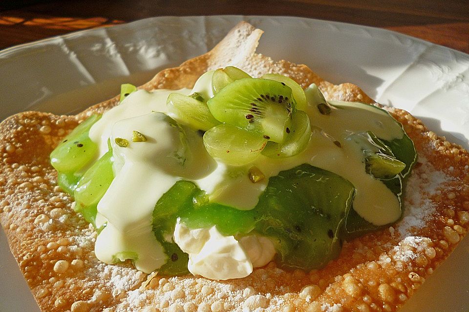 Kiwi-Trauben Dessert