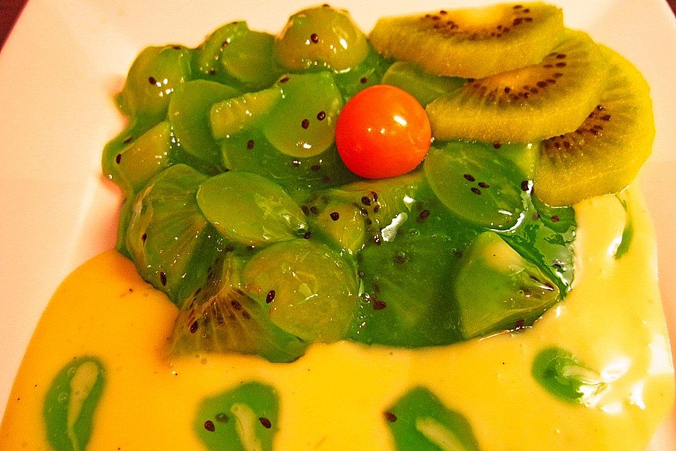 Kiwi-Trauben Dessert