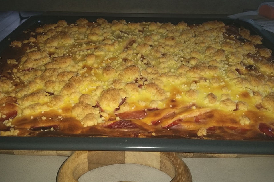 Pflaumenkuchen im Quarkteig