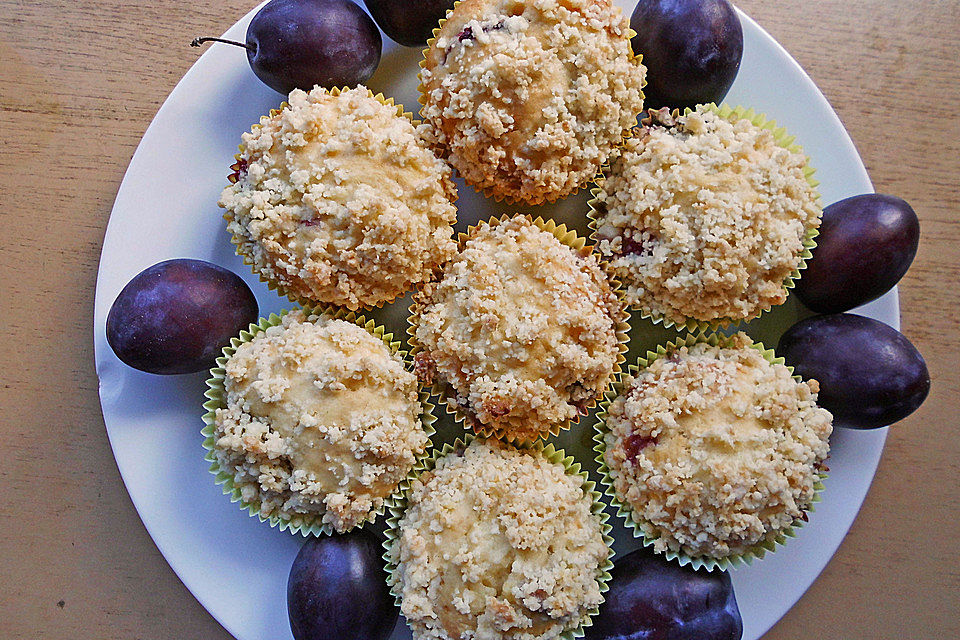 Pflaumenkuchen im Quarkteig