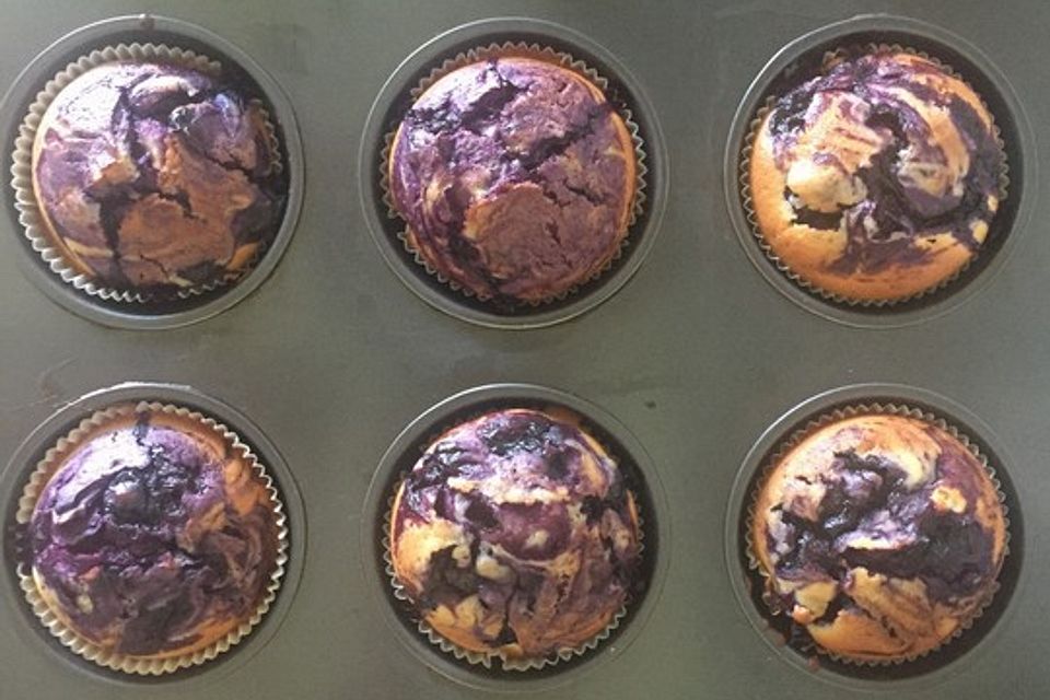 Blaubeer-Buttermilch Muffins