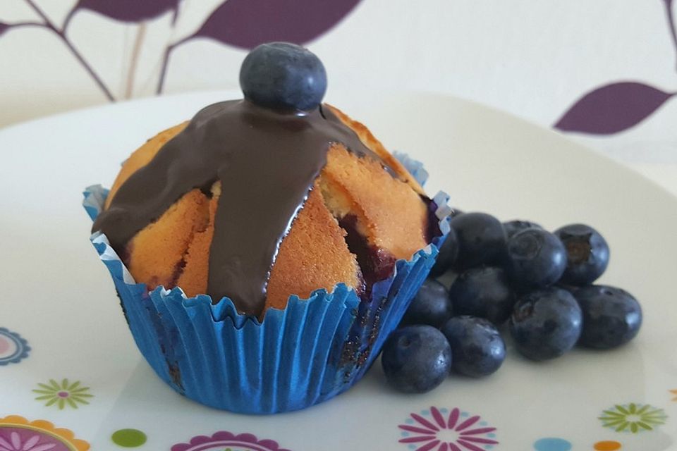 Blaubeer-Buttermilch Muffins