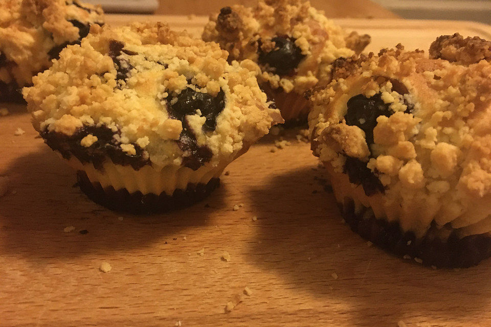 Blaubeer-Buttermilch Muffins