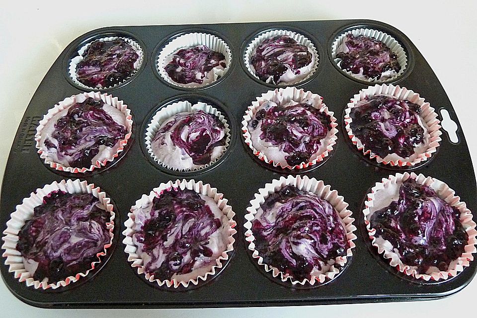 Blaubeer-Buttermilch Muffins