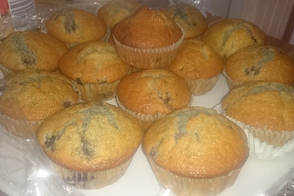 Blaubeer-Buttermilch Muffins