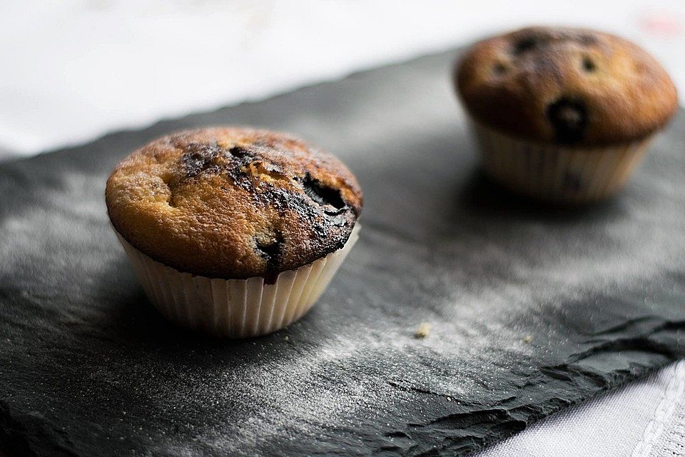 Blaubeer-Buttermilch Muffins