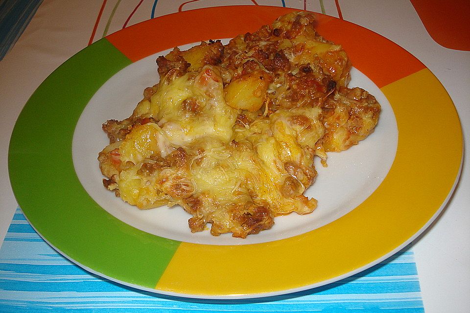 Ungarischer Kartoffelauflauf