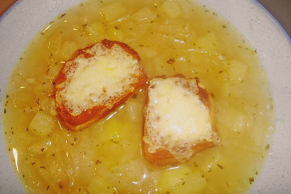 Bretonische Zwiebelsuppe