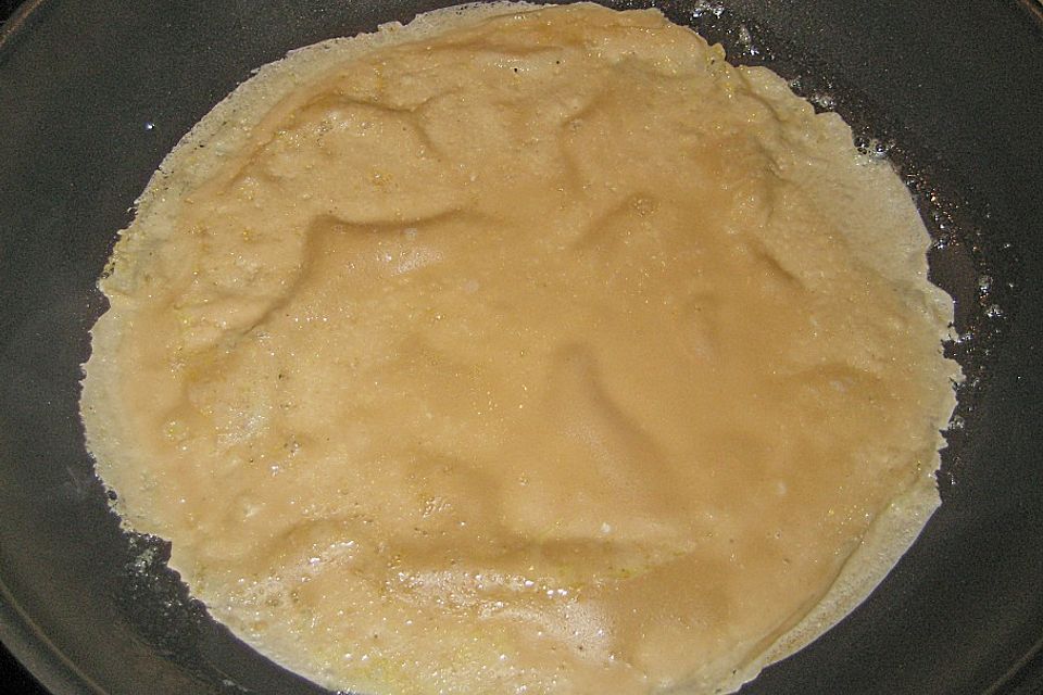 Kastanienpfannkuchen bzw. Kastaniencrêpes