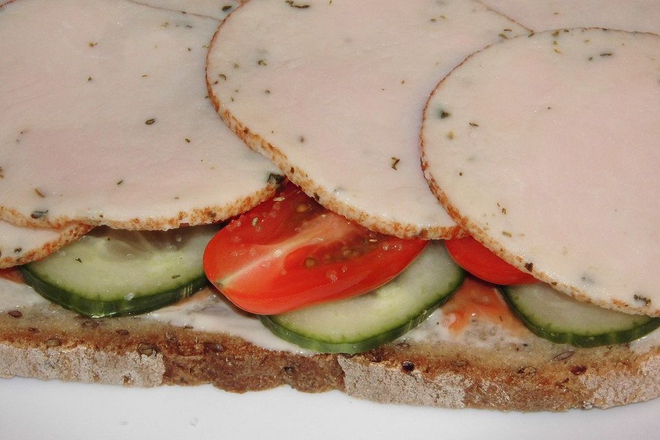 Sandwich mit gebratener Putenbrust