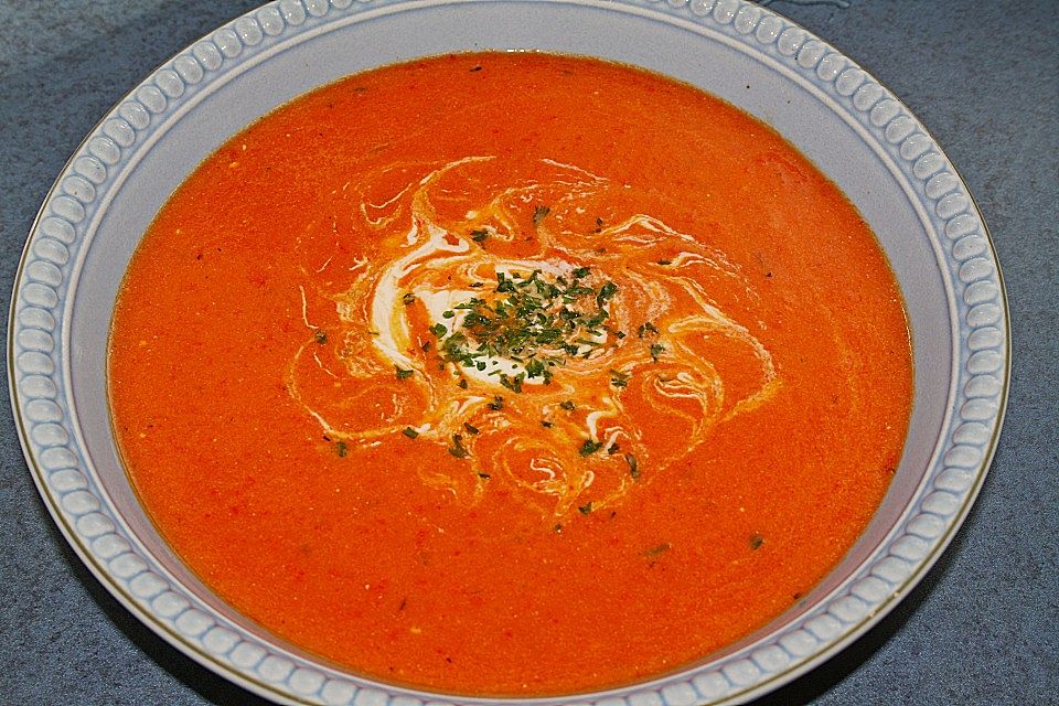 Paprikacremesuppe