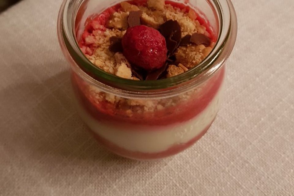 Cheesecake-Dessert im Glas