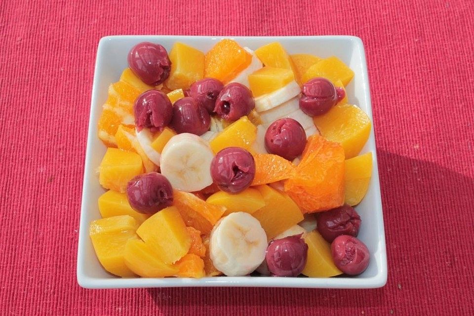 Winterlicher Obstsalat