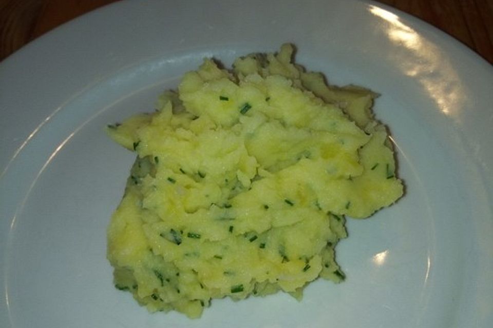 Schnittlauch-Kartoffelstampf