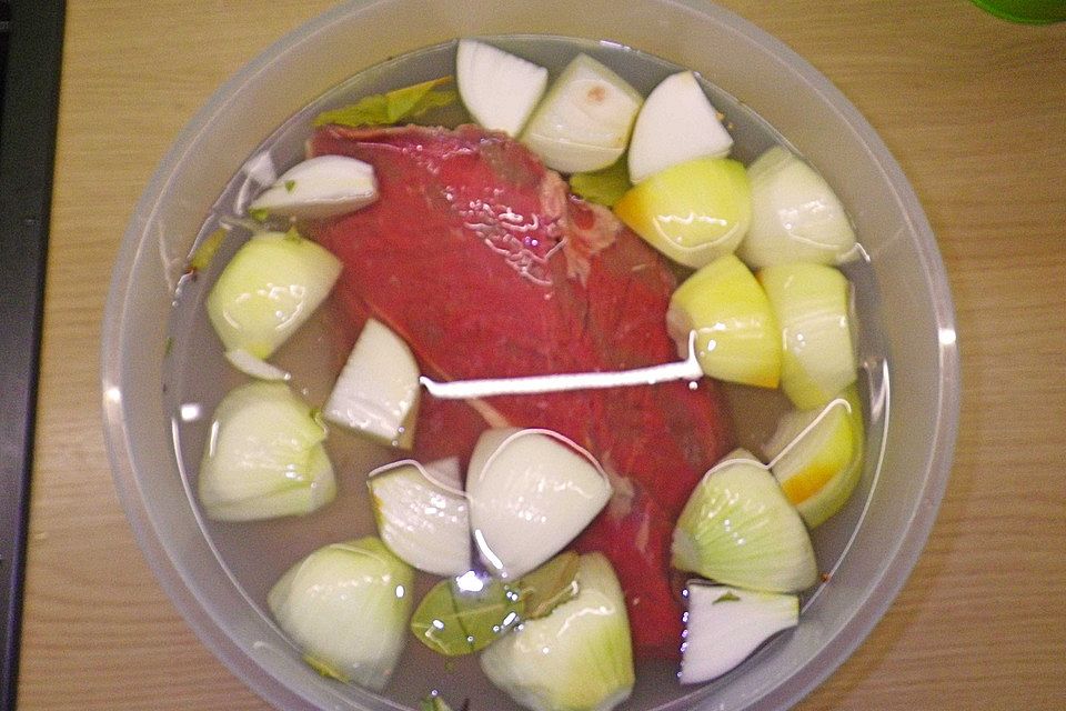 Rheinischer Sauerbraten mit Rübenkraut