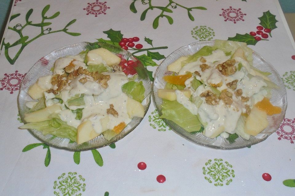 Eisberg-Orangen Salat