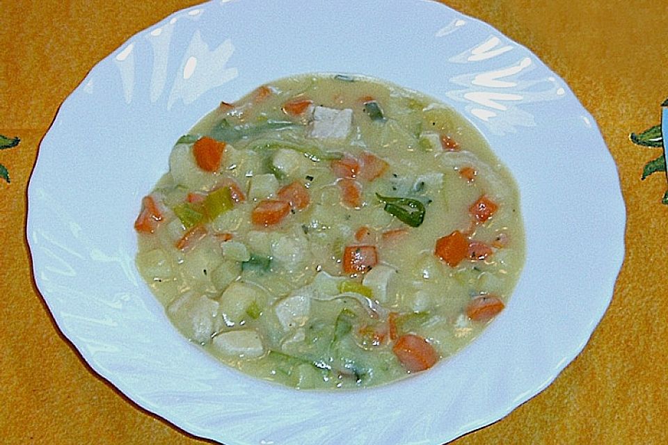 Schnelle Kartoffelsuppe