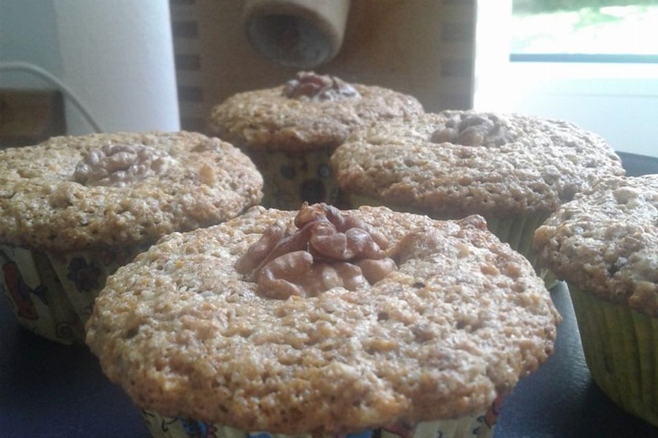 Walnuss-Möhren-Muffins