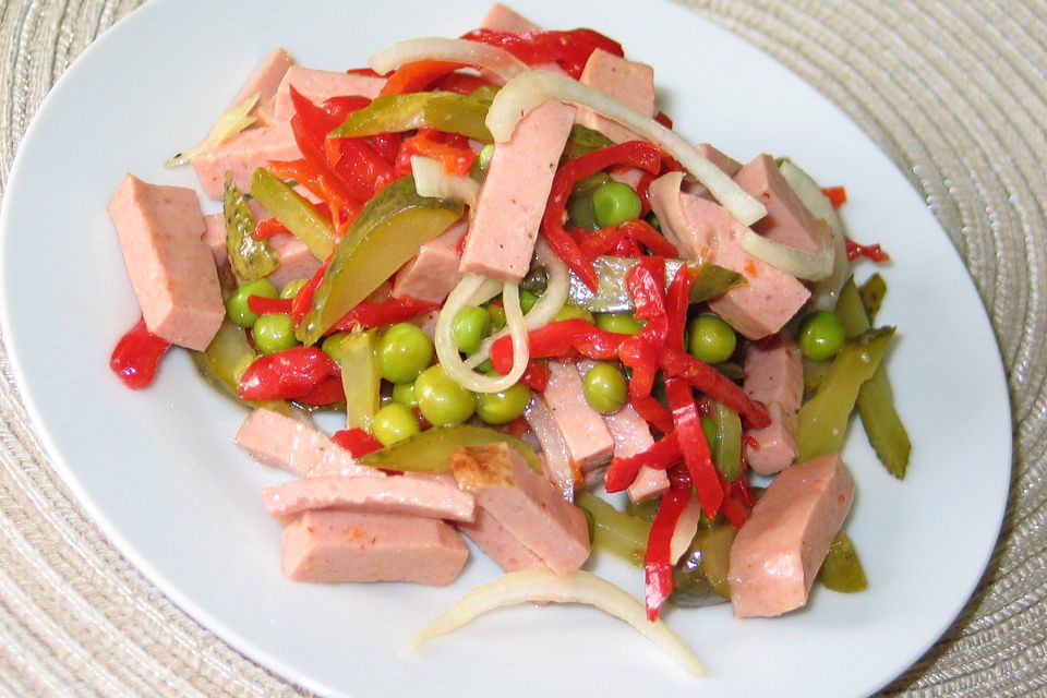 Leberkäsesalat