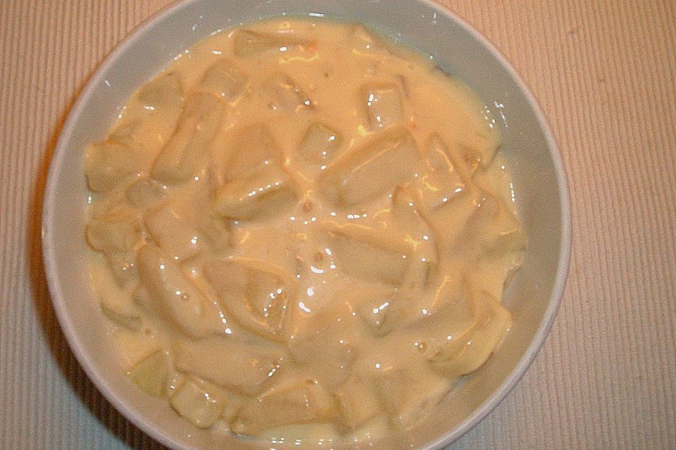 Kohlrabi in Sahnesauce