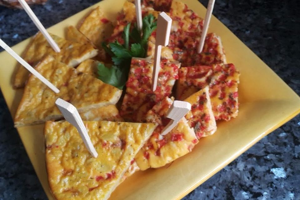 Würzige Paprika-Tortilla