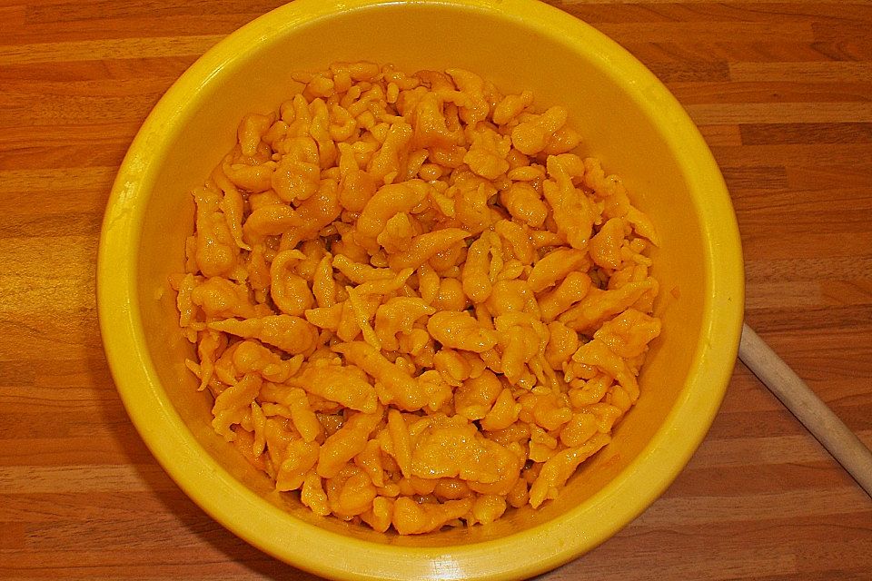 Kürbisspätzle