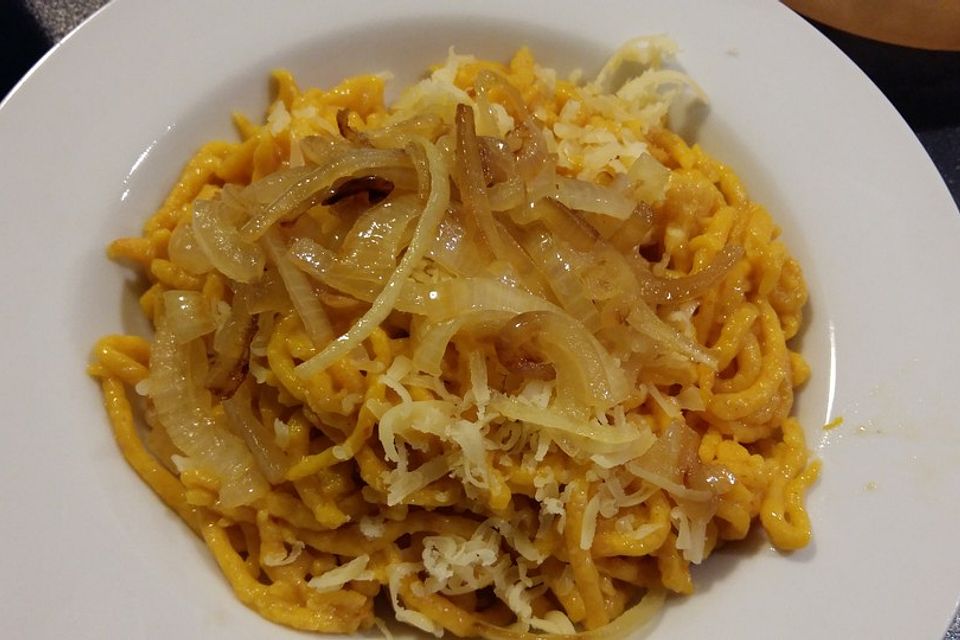 Kürbisspätzle