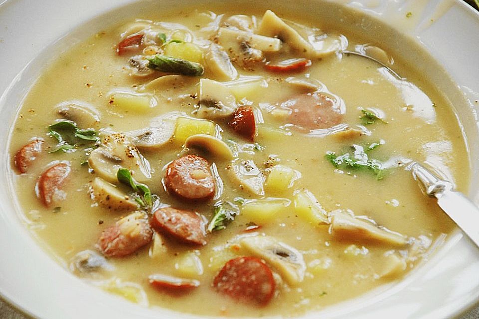 Champignon - Kartoffel - Suppe