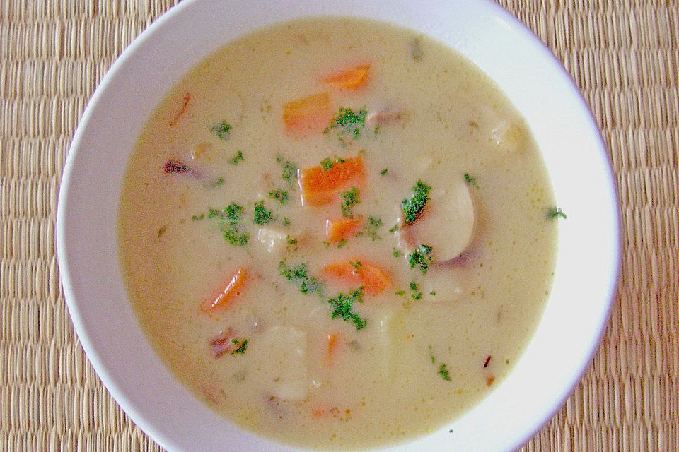 Champignon - Kartoffel - Suppe