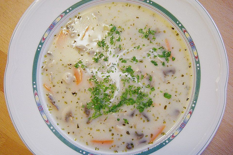 Champignon - Kartoffel - Suppe