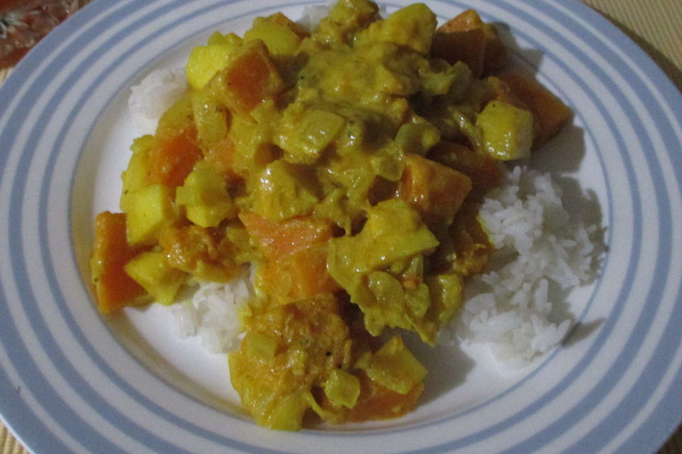 Kürbis - Apfel - Curry