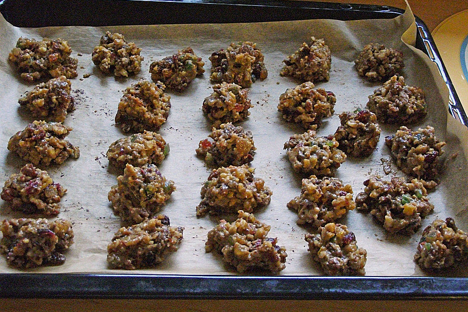 Amerikanische Fruit Cookies