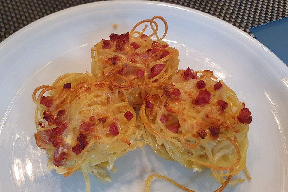 Spaghetti-Carbonara-Muffins