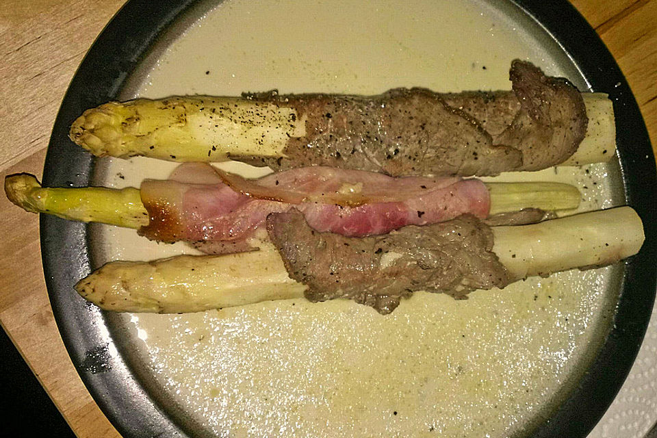 Roastbeef-Spargel Röllchen