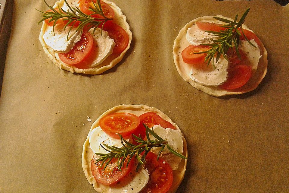 Tomaten-Ziegenkäse Tarte