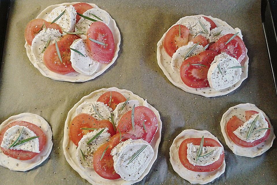 Tomaten-Ziegenkäse Tarte