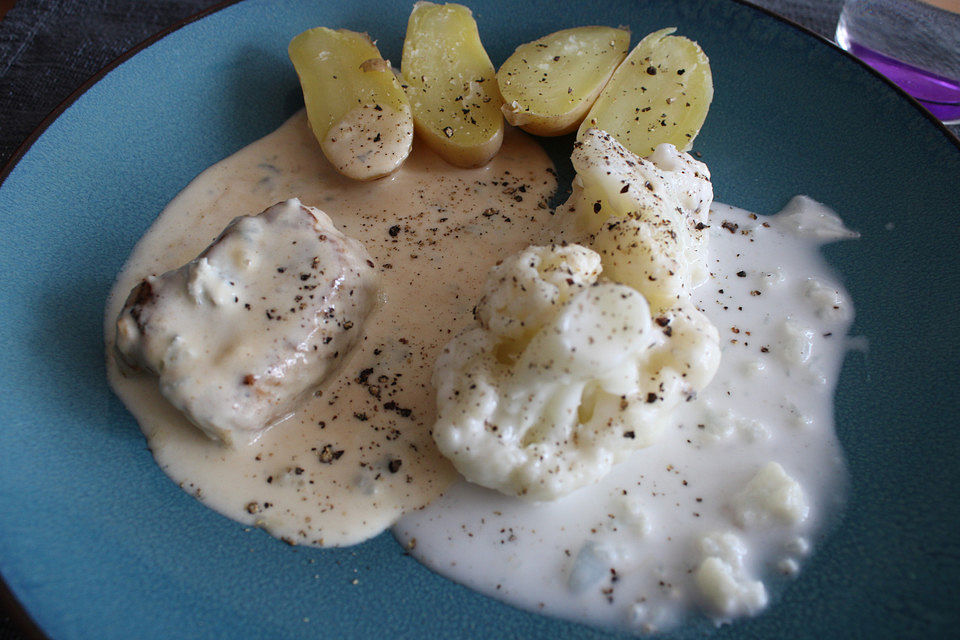 Schweinemedaillons mit Gorgonzola