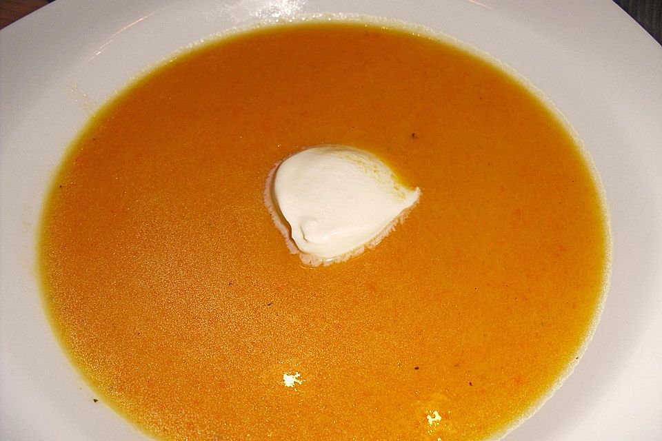 Möhren-Ingwer-Suppe