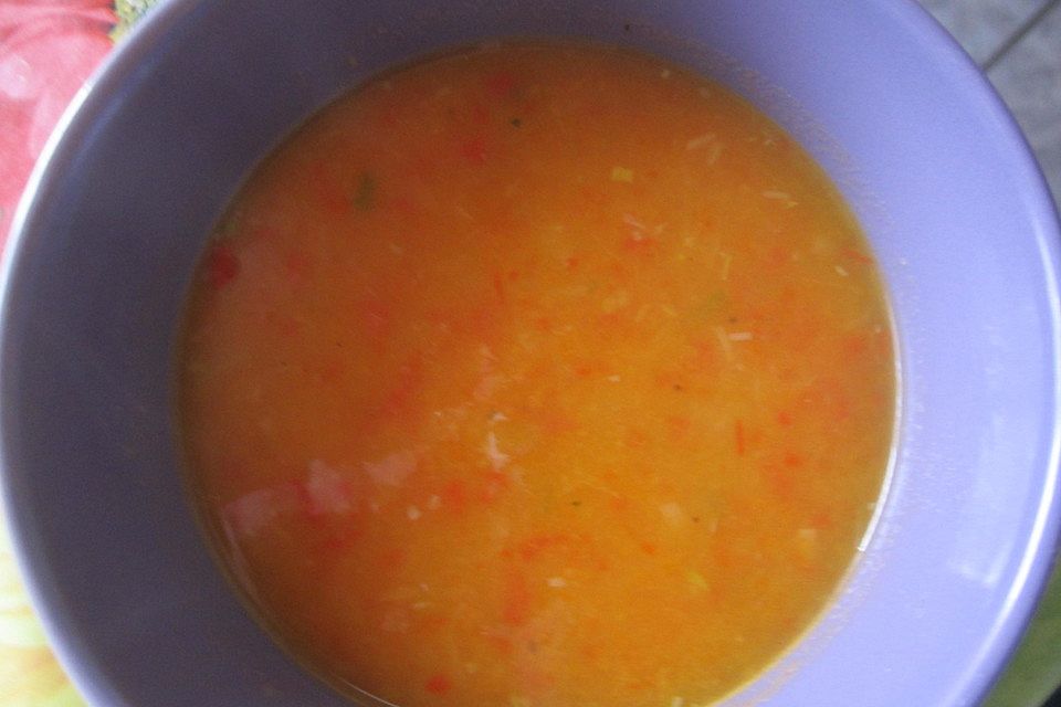 Möhren-Ingwer-Suppe