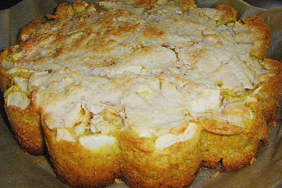 Makronen-Apfelkuchen