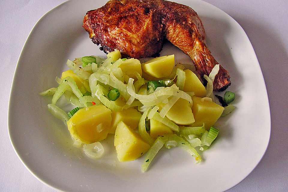 Hähnchenschenkel mit Fenchel