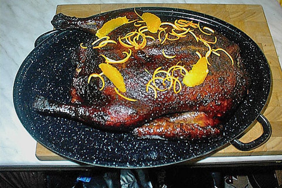 Ente mit Orangensauce