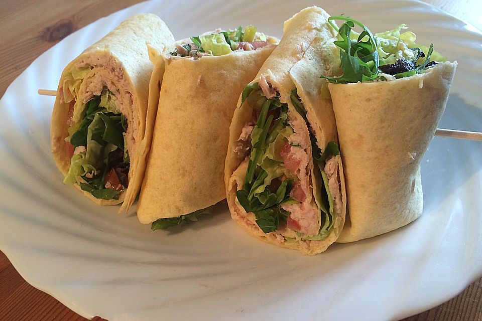 Thunfisch Wraps