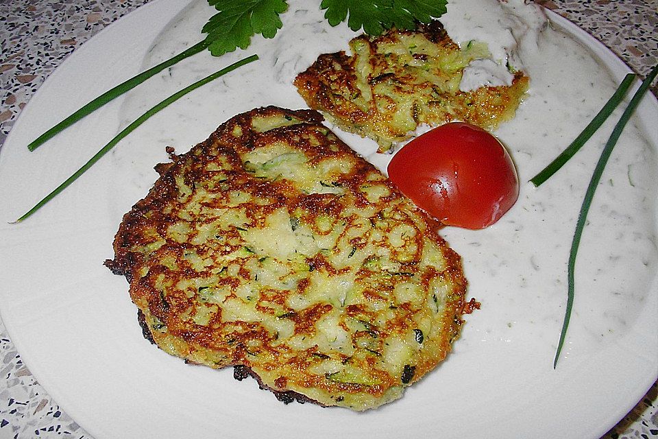 Zucchini-Topfen-Laibchen