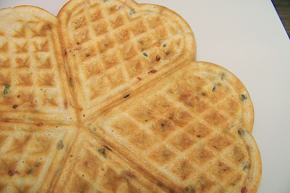 Erbsen–Speck Waffeln