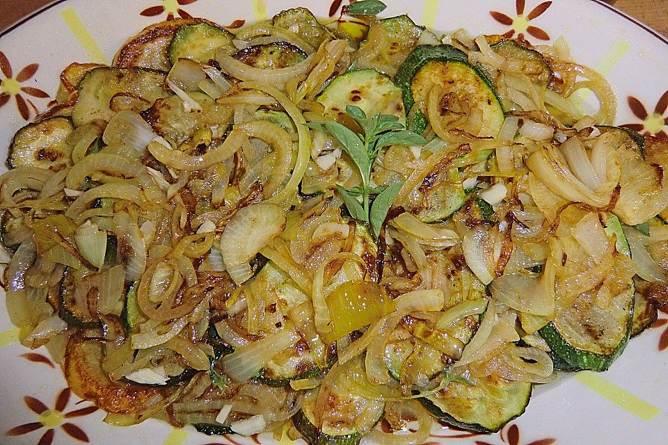 Eingelegte Zucchini