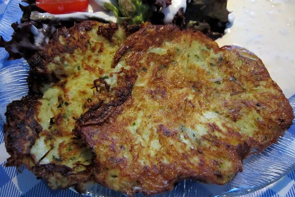 Kartoffel-Zucchini-Puffer