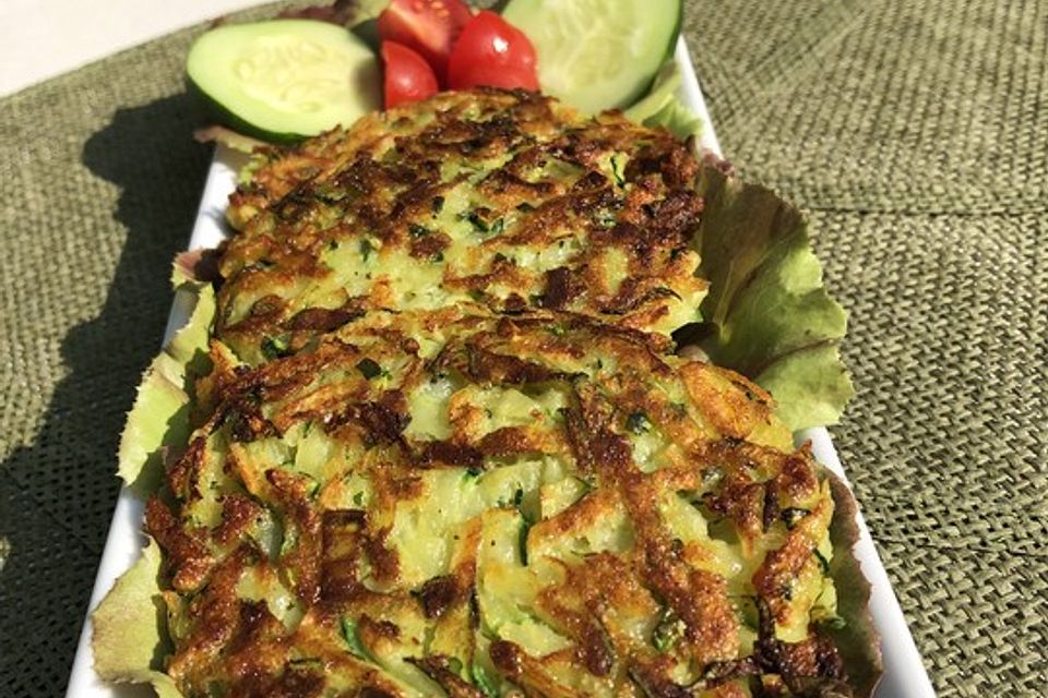 Kartoffel-Zucchini-Puffer