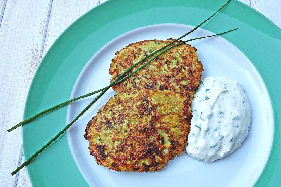 Kartoffel-Zucchini-Puffer